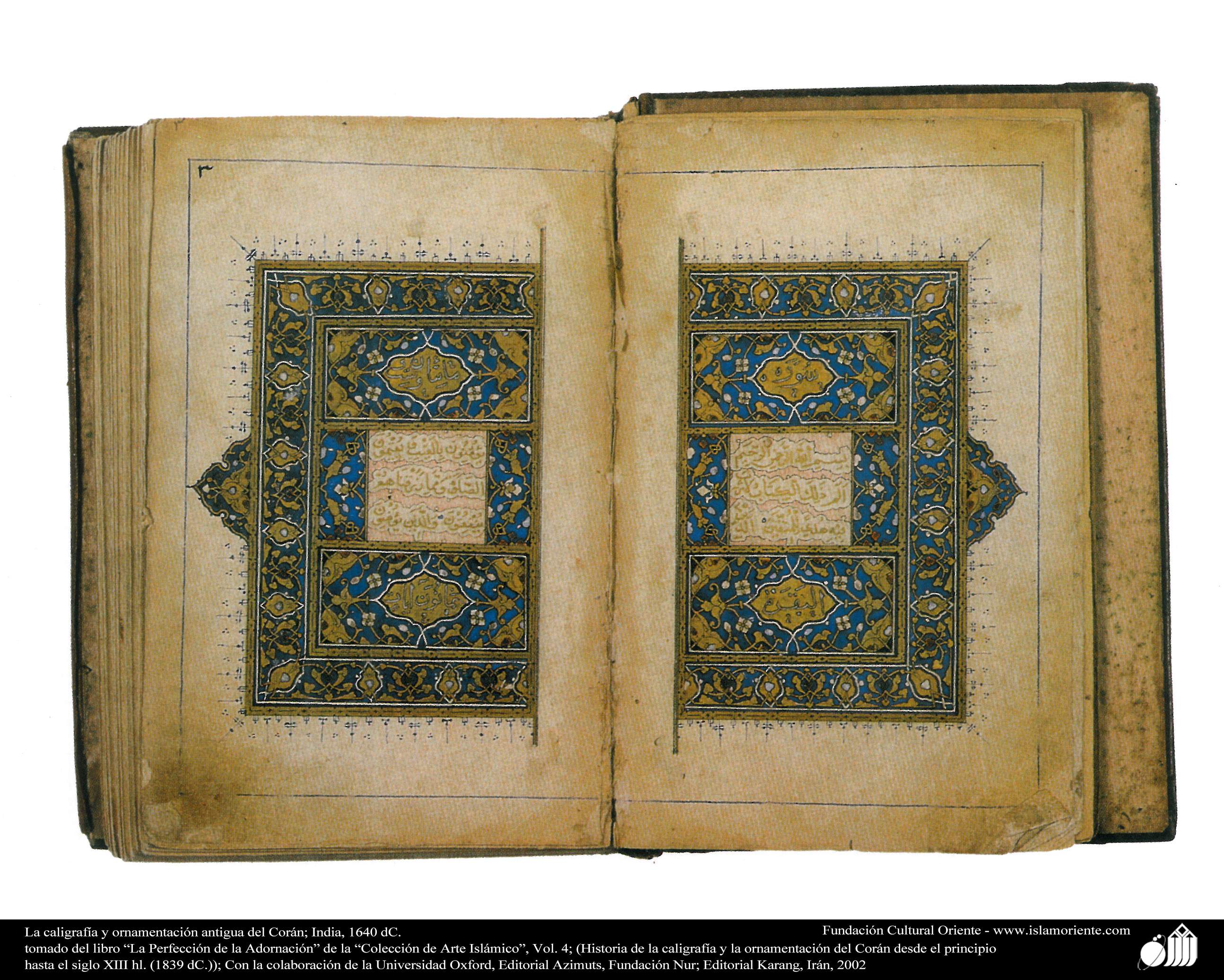 tazhib (ornamentation of valuables pages and texts)