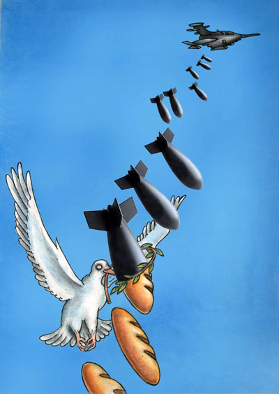 For the peace (caricature) | Galería de Arte Islámico y Fotografía