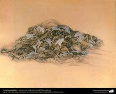 الفن الإسلامي - تحفة المنمنمات الفارسية، مجاعة 1916، أستاذ حسين بهزاد -143