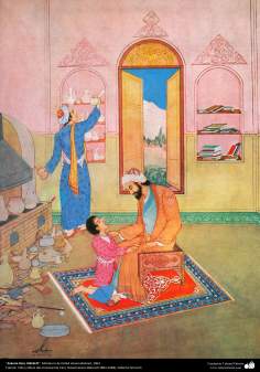 Arte islamica-Il capolavoro della miniatura persiana,&quot;Zakaria Razi&quot;,Maestro Hosein Behzad-1964-165