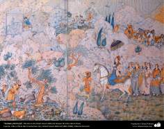 Islamic Art, Masterpieces of Persian Miniature, Artist: Ostad Hosein Behzad, Farhad and Shirin -72
