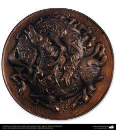 Iranian art (Qalamzani), Engrave copper horse -80