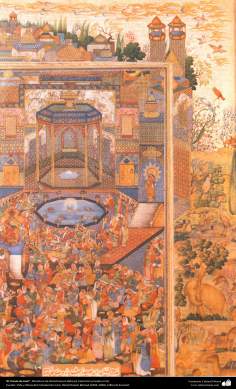 Arte islamica-Il capolavoro della miniatura persiana,"Giuseppe e le donne egiziane",Maestro Hosein Behzad-81