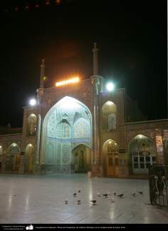  Architecture islamique Place Sanctuaire de Fatima Masuma dans la ville sainte de Qom, en Iran