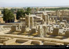 Доисламская персидская архитектура - Иранское искусство - Персеполис или Тахте-Джамшид ( трон Джамшида ) - Шираз - 37