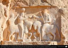 Architettura pre-islamica-Arte iraniana-Shiraz,Persepoli-Figura di Rostam-44