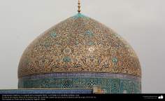 Arquitetura Islâmica - A linda cúpula da Mesquita Sheik Lotf Allah (o Lotfollah) - Isfahan Irã