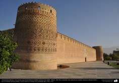 معماری اسلامی - نمایی از ارگ کریم خان زند - شیراز - ایران، ساخته شده در 1766 و 1767 - 12