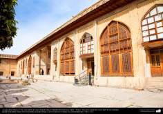 Исламская архитектура - Внутренний фасад крепости Керим-хана Зенда , во время династии Зендов - Шираз - Построена в 1766 и 1767 гг. - 21