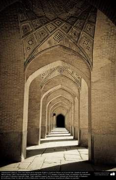 Islamic Architechture - An internal view  Wakil (o Vakil) Mosque in Shiraz, south of Iran - 22