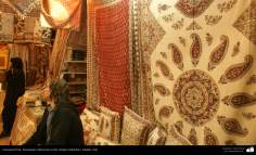 Artesanato Persa - Estampado tradicional em tecido (Chape Qalamkar) Isfahan, Irã - 16