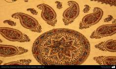 Artesanato Persa - Estampado tradicional em tecido (Chape Qalamkar) Isfahan, Irã - 2