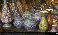 Persian handicraft - Mina kari or enamel -  42