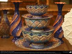 Persian handicraft - Mina kari or enamel -  45