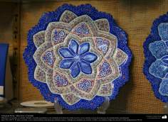 Artesanato Persa - Mina Kari o esmalte. Técnica de ornamentação de objetos criada no Irã no ano de 1500 a.C - 1