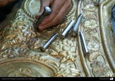  Persian Handicraft - workshop of embossing in metal (Qalam Zani) - 6 