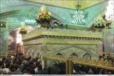 Peregrinos de todo o mundo rumão para o mausoléu do Imam Rida (AS), afim de realizar a visitação e fazer súplicas - Santuário do Imam Reda (AS) - Mashad Irã