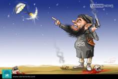 عید فطر در فرمت ISIS (کاریکاتور)