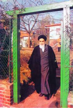Imam Khomeini - Leader of the Islamic Revolution of Iran (1979) / in France