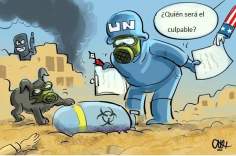 国連の査察官は、シリアに戻る（漫画）
