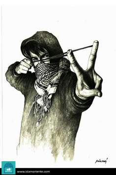 La fuerza Palestina (Caricatura)