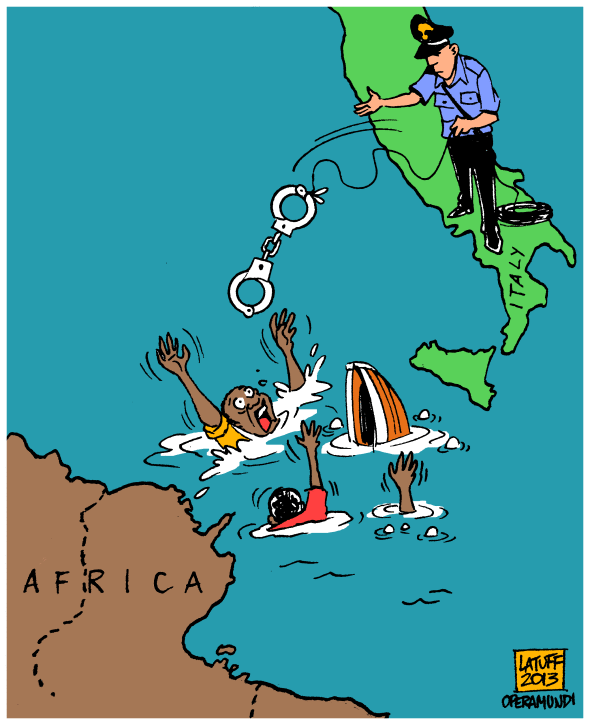 Immigration ne peut pas être punitive (caricature)