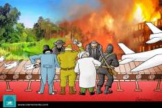 کارٹون - صلح کے نام پر دہشتگردی