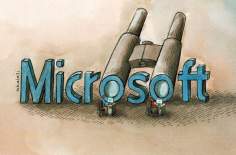 Microsoft espionne sur le compte de ses utilisateurs(caricature)