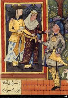 Miniatura persiana // Fonte: &#039;&#039;Shahnameh&#039;&#039; (Il Libro dei Re), vasta opera scritta dal poeta persiano Ferdowsi, ed. Rashida (4)