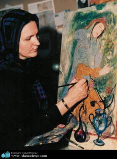 Mulher muçulmana e a arte - 3