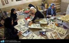 فعالیت هنری زنان مسلمان - صنایع دستی زنان مسلمان در ایران 