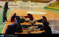 Iranian Muslim women on sports