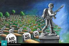 No a la guerra (Caricatura) -2