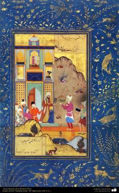 Obras-primas da miniatura Persa - Extraído do livro &quot;Rawdatul Anwar&quot; - 1521 d.C - 2