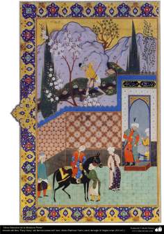 Obras-primas da miniatura Persa do livro &quot;Pany Gany&quot;, do famoso poeta e mistico iraniano, Abdur-Rahman Yami, século XVI d.C - 5