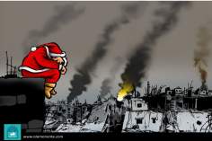 کارٹون - نئے سال کی عید جنگ کی وجہ سے سوگ میں تبدیل