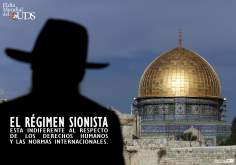 O regime sionista está indiferente com relação ao direitos humanos e as normas internacionais 