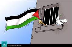 کارٹون - اسرائیل کے جیل میں بھی فلسطینیوں کو صلح کی امید