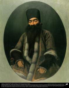 “Portrait” von Fathollah Mirza Shoa as-Saltane; 1920, Gemälde von Kamal ol-Molk - Islamische Kunst