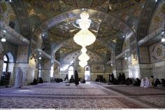 Architettura islamica-Ravaq di darol Hekmat-Vista del santuario di Imam Reza(P)-Mashhad in Iran-3