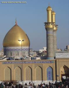 Holy shrine of Abal Fadl Al-Abbas (brother of Imam al-Hussein) in Karbala - Irak