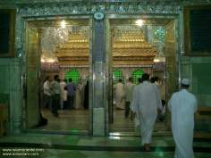 Eingang zur heiligen Schrein Imam Ali&#039;s (a.s) in Nadschaf - Irak - Foto