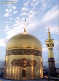 Architettura islamica-Vista della cupola dorata del santuario di Imam Reza(P)-Mashhad(Iran)-27