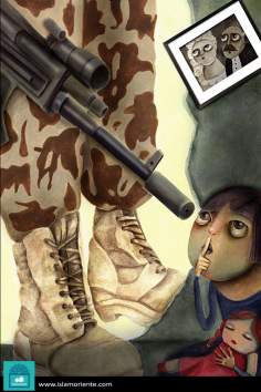 silence terrorist (caricature)