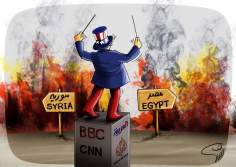 بدون شرح ...مصر و سوریه (کاریکاتور) 