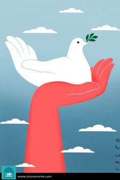Птица мира (карикатура)