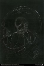 Zakarias Razi, Miniatura de Ostad Hosein Behzad, Museo Behzad, 1962 -104