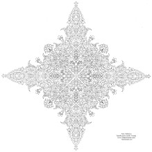 Arte islámico- Tazhib persa estilo Toranj 37