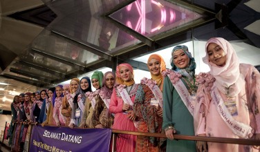 Certamen para elegir a la reina de la belleza musulmana