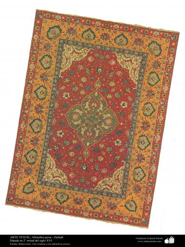 Art islamique - artisanat - art du tissage de tapis  - tapis persan- Kerman -Iran-XVI siècle (13)